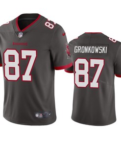 Rob Gronkowski Tampa Bay Buccaneers Pewter Vapor Limited Jersey - Robokeg