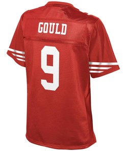 Robbie Gould San Francisco 49ers Nfl Pro Line Womens Team Color Player Jersey - Scarlet - Robokeg