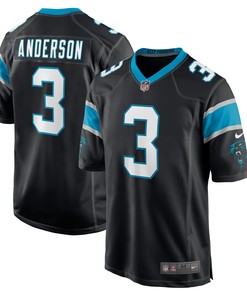 Robby Anderson Carolina Panthers Player Game Jersey - Black Nfl - Robokeg
