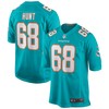 Robert Hunt Miami Dolphins Game Jersey - Aqua Nfl - Robokeg