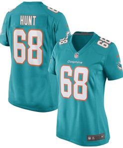 Robert Hunt Miami Dolphins Womens Game Jersey - Aqua Nfl - Robokeg