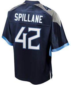 Robert Spillane Tennessee Titans Nfl Pro Line Team Player Jersey - Navy - Robokeg