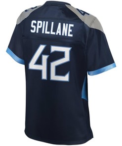 Robert Spillane Tennessee Titans Nfl Pro Line Womens Jersey - Navy - Robokeg