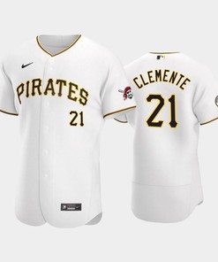 Roberto Clemente Day Pirates 21 Roberto Clemente White Jersey - Robokeg
