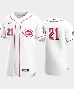 Roberto Clemente Day Reds 21 White Jersey - Robokeg