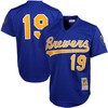 Robin Yount Milwaukee Brewers Mitchell & Ness Cooperstown Mesh Batting Practice Jersey - Royal Mlb - Robokeg