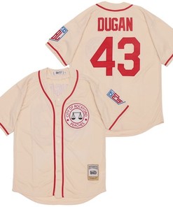Rockford Peaches Jimmy Dugan #43 2020 Mlb White Jersey - Robokeg