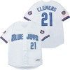 Roger Clemens #21 Toronto Blue Jays 2020 Mlb White Jersey - Robokeg