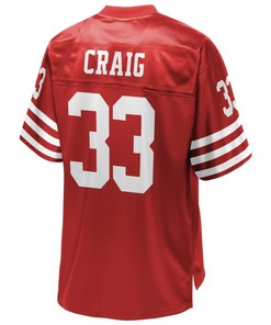 Roger Craig San Francisco 49ers Nfl Pro Line Retired Player Jersey - Scarlet - Robokeg
