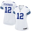 Roger Staubach Dallas Cowboys Nike Womens Retired Game Jersey - White - Robokeg