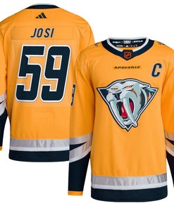 Roman Josi 59 Nashville Predators Reverse Retro 2.0 Jersey - Yellow - Robokeg
