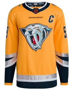 Roman Josi 59 Nashville Predators Reverse Retro 2.0 Jersey - Yellow - Robokeg