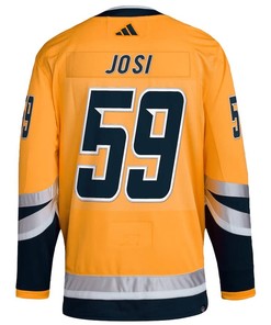 Roman Josi 59 Nashville Predators Reverse Retro 2.0 Jersey - Yellow - Robokeg