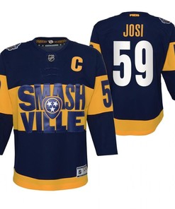Roman Josi 59 Predators 2022 Stadium Series Youth Navy Primegreen Jersey Jersey - Robokeg
