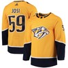 Roman Josi Nashville Predators Adidas Home Primegreen Authentic Pro Player Jersey - Gold Nhl - Robokeg