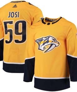 Roman Josi Nashville Predators Adidas Home Primegreen Authentic Pro Player Jersey - Gold Nhl - Robokeg