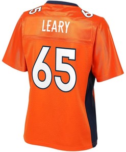 Ron Leary Denver Broncos Nfl Pro Line Womens Team Color Player Jersey - Orange - Robokeg