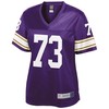 Ron Yary Minnesota Vikings Nfl Pro Line Womens Retired Player Jersey - Purple - Robokeg