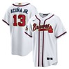 Ronald Acuna Jr. Atlanta Braves 2022 Gold Program Replica Player Jersey - White Mlb - Robokeg