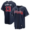 Ronald Acuna Jr Atlanta Braves Alternate Replica Player Name Jersey Navy Mlb A3 - Robokeg
