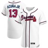 Ronald Acuna Jr. Atlanta Braves Home Authentic Player Jersey - White Mlb - Robokeg