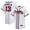 Ronald Acuna Jr Atlanta Braves Home Replica Player Name Jersey White Mlb A2 - Robokeg