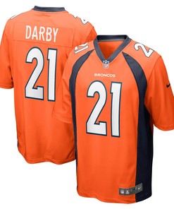 Ronald Darby Denver Broncos Game Jersey - Orange Nfl - Robokeg