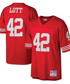 Ronnie Lott San Francisco 49ers Mitchell & Ness Legacy Replica Jersey - Scarlet Nfl - Robokeg