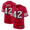 Ronnie Lott San Francisco 49ers Retired Alternate Game Jersey - Scarlet Nfl - Robokeg