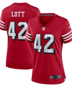 Ronnie Lott San Francisco 49ers Womens Alternate Game Jersey - Scarlet Nfl - Robokeg