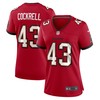 Ross Cockrell Tampa Bay Buccaneers Womens Game Jersey - Red Nfl - Robokeg