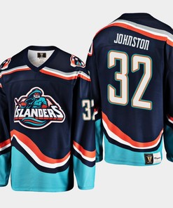 Ross Johnston 32 New York Islanders Navy Reverse Retro 2.0 Jersey 2022-23 - Robokeg
