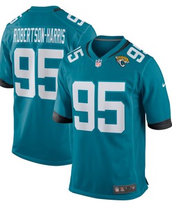 Roy Robertson Harris Jacksonville Jaguars Game Jersey Teal Nfl - Robokeg