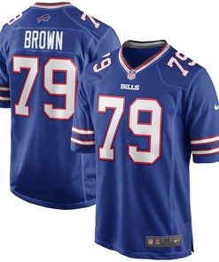 Ruben Brown Buffalo Bills Game Retired Player Jersey - Royal Nfl - Robokeg