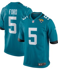 Rudy Ford Jacksonville Jaguars Game Player Jersey - Teal Nfl - Robokeg