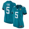 Rudy Ford Jacksonville Jaguars Womens Game Player Jersey - Teal Nfl - Robokeg