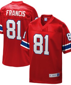 Russ Francis New England Patriots Nfl Pro Line Retired Player Jersey - Red - Robokeg