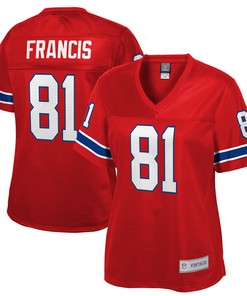 Russ Francis New England Patriots Nfl Pro Line Womens Retired Player Jersey - Red Nfl - Robokeg
