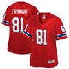 Russ Francis New England Patriots Nfl Pro Line Womens Retired Player Jersey - Red - Robokeg