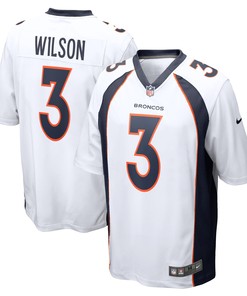 Russell Wilson Denver Broncos Game Jersey White Nfl - Robokeg