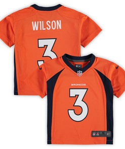 Russell Wilson Denver Broncos Preschool Game Jersey - Orange Nfl - Robokeg