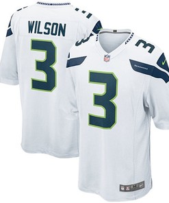 Russell Wilson Seattle Seahawks Game Jersey White Nfl - Robokeg