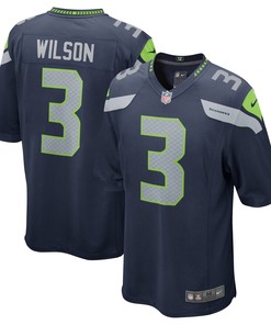 Russell Wilson Seattle Seahawks Game Team Jersey - College Navy Nfl - Robokeg