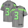 Russell Wilson Seattle Seahawks Inverted Team Game Jersey - Gray Nfl - Robokeg