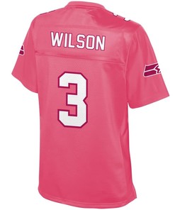 Russell Wilson Seattle Seahawks Nfl Pro Line Womens Fashion Jersey - Pink - - Robokeg