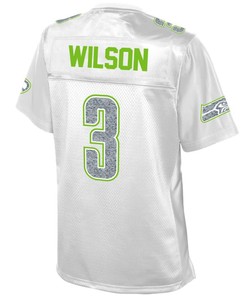 Russell Wilson Seattle Seahawks Nfl Pro Line Womens White Out Fashion Jersey - White - Robokeg