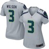 Russell Wilson Seattle Seahawks Nike Womens Game Jersey - Gray - Robokeg