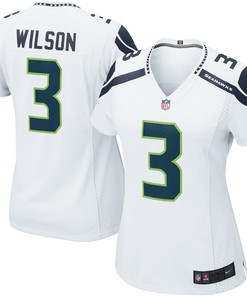 Russell Wilson Seattle Seahawks Womens Game Jersey - White Nfl - Robokeg