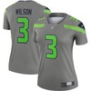 Russell Wilson Seattle Seahawks Womens Inverted Legend Jersey - Gray Nfl - Robokeg