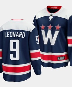 Ryan Leonard #9 Washington Capitals 2023 NHL Draft Alternate Men Jersey - Navy - Robokeg